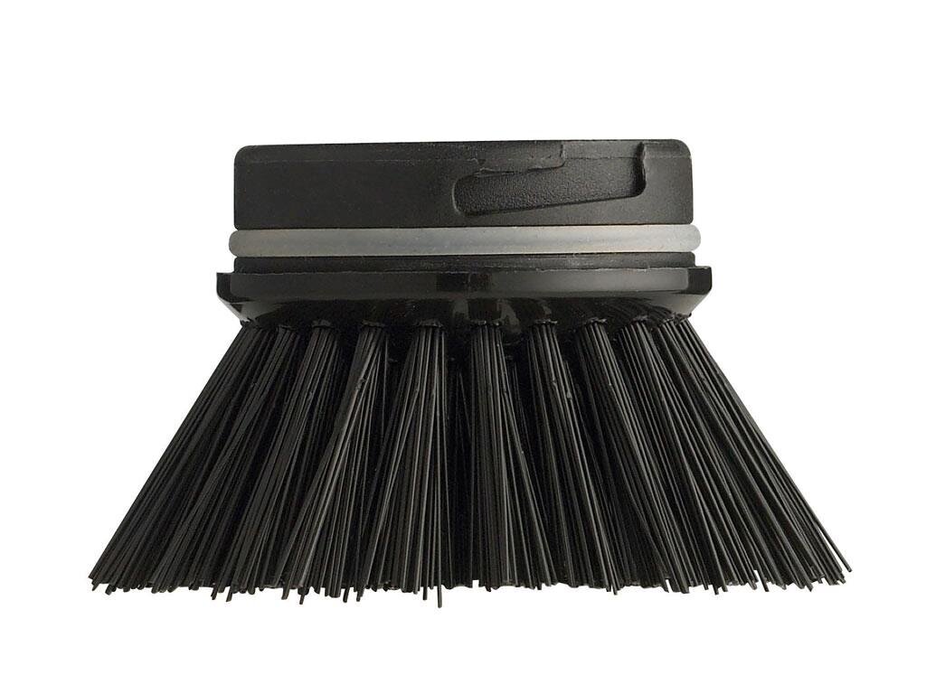 Indų plovimo šepečio galvutė ZoneBrush, juoda, 6 cm, minkšta kaina ir informacija | Virtuvės įrankiai | pigu.lt