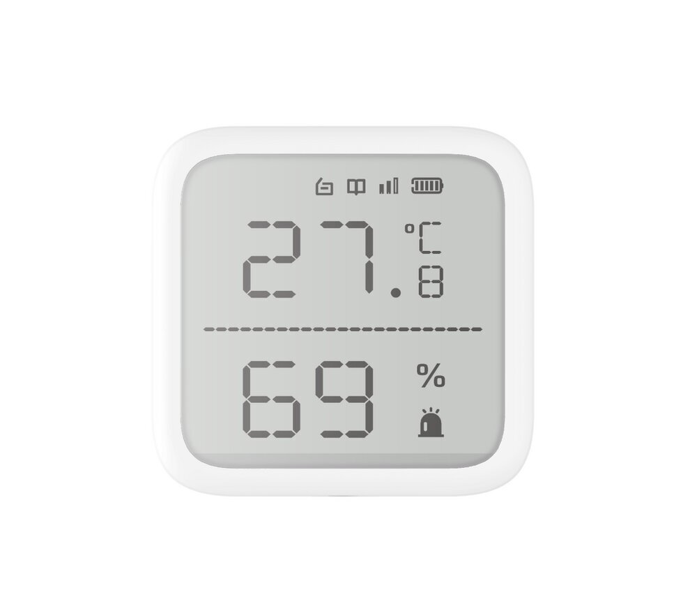 Temperatūros ir drėgmės matuoklis Hikvision DS-PDTPH-E-WE AX PRO kaina ir informacija | Davikliai, jutikliai | pigu.lt