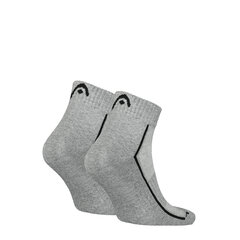 Мужские носки HEAD QUARTER 2 пары, серые 791019001 008 44671 цена и информация | Мужские носки | pigu.lt