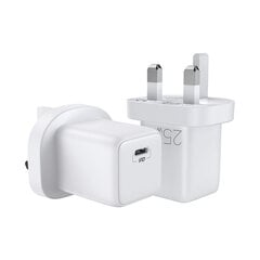 Зарядный блок Joyroom Fast USB Type C Wall Charger 25Вт 3A UK Plug White (L-P251) цена и информация | Зарядные устройства для телефонов | pigu.lt