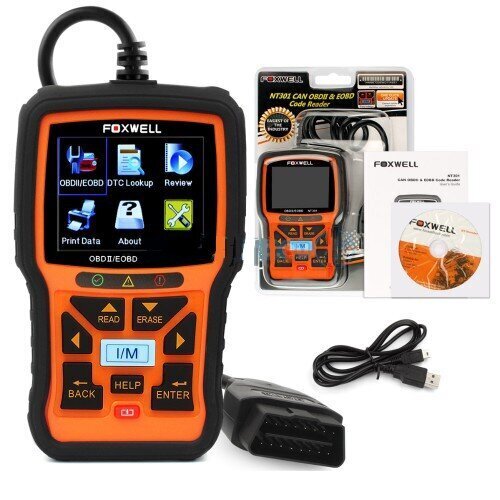 Kodų skaitytuvas Foxwell NT301 OBD2/EOBD цена и информация | Auto reikmenys | pigu.lt