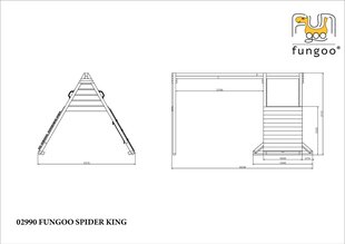 Medinės sūpynės Spider King kaina ir informacija | Lauko sūpynės | pigu.lt