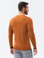 Vyriškas medvilninis megztinis Ombre E177, rudas kaina ir informacija | Megztiniai vyrams | pigu.lt