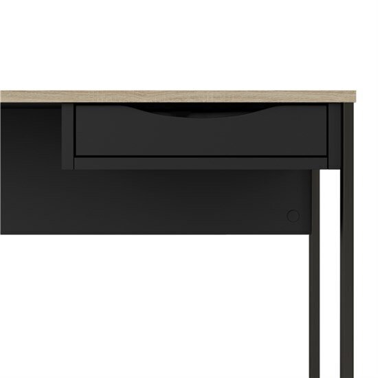 Rašomasis stalas Tvilum Function Plus 110, juodas kaina ir informacija | Kompiuteriniai, rašomieji stalai | pigu.lt