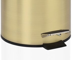 Мусорный бак Gold Stainless Steel цена и информация | Мусорные баки | pigu.lt