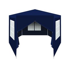 Sodo paviljonas Saska Garden, 2x2x2.6m, mėlynas kaina ir informacija | Pavėsinės | pigu.lt