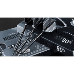 Smiginio strėlytės Harrows Noctis 90% Steeltip, 3 vnt., juodos, pilkos kaina ir informacija | Smiginis | pigu.lt
