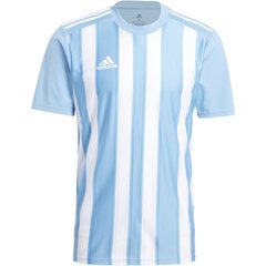 Marškinėliai berniukams Adidas Striped 21 GN7633, mėlyni kaina ir informacija | Futbolo apranga ir kitos prekės | pigu.lt