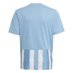 Marškinėliai berniukams Adidas Striped 21 GN7633, mėlyni kaina ir informacija | Futbolo apranga ir kitos prekės | pigu.lt