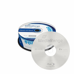 Blu-ray MediaRange Disc BD-R DL 50 GB, 25 vnt. kaina ir informacija | Vinilinės plokštelės, CD, DVD | pigu.lt
