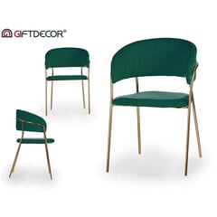 Kėdė Gift Decor, žalia kaina ir informacija | Virtuvės ir valgomojo kėdės | pigu.lt