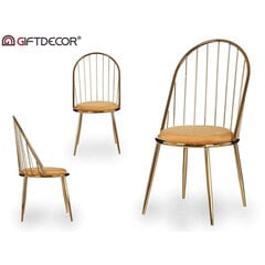 Kėdė Gift Decor, oranžinė kaina ir informacija | Virtuvės ir valgomojo kėdės | pigu.lt