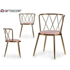 Kėdė Gift Decor, rožinė kaina ir informacija | Virtuvės ir valgomojo kėdės | pigu.lt