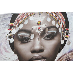 Картина DKD Home Decor, Полотно, Африканка (3 шт.) (50 x 1.8 x 70 cm) цена и информация | Репродукции, картины | pigu.lt