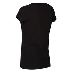 Marškinėliai moterims Regatta Carlie 5057538896075, juodi kaina ir informacija | Marškinėliai moterims | pigu.lt