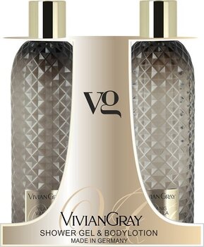 Rinkinys dušo želė ir kūno losjonas Vivian Gray Gemstone Ylang-ylang & Vanilla, 2 x 300 ml kaina ir informacija | Dušo želė, aliejai | pigu.lt