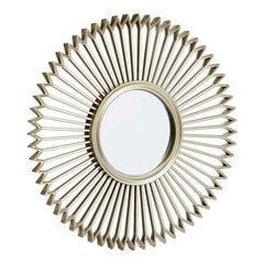 Настенное зеркало Позолоченный Белый Пластик (25 x 1,5 x 25 cm) (3 pcs) цена и информация | Зеркала | pigu.lt