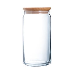 Stiklinis indas Alavas Luminarc Pure Jar, 1,5 L kaina ir informacija | Maisto saugojimo  indai | pigu.lt