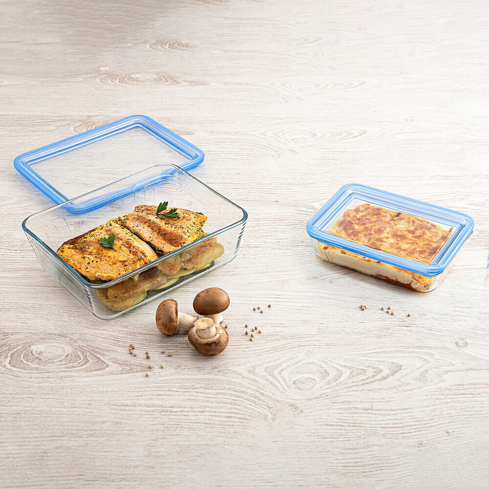 Maisto dėžutė Pyrex Pure Glass, 2,6 L kaina ir informacija | Maisto saugojimo  indai | pigu.lt