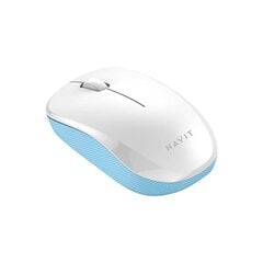 Havit MS66GT-WB universal wireless mouse (white&blue) цена и информация | Мыши | pigu.lt