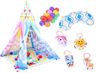 Kūdikių kilimėlis - palapinė su žaisliukais kaina ir informacija | Vaikų žaidimų nameliai | pigu.lt