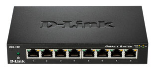 D-Link DGS-108 kaina ir informacija | Komutatoriai (Switch) | pigu.lt