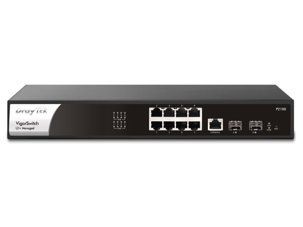 DrayTek VigorSwitch G2100 kaina ir informacija | Komutatoriai (Switch) | pigu.lt