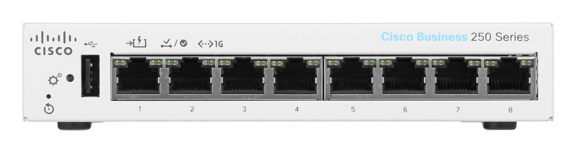 Cisco CBS250 valdomas L3 Gigabit Ethernet (10/100/1000) Pilka kaina ir informacija | Komutatoriai (Switch) | pigu.lt