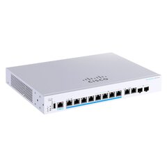 Cisco CBS350 Managed L3 2.5G Ethernet (100/1000/2500) Power over Ethernet (PoE) 1U Black, Grey цена и информация | Коммутаторы (Switch) | pigu.lt