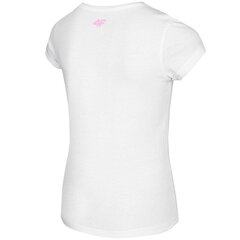 Marškinėliai mergaitėms 4F Jr HJL22-JTSD00810S цена и информация | Рубашки для девочек | pigu.lt