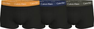Vyriški trumpikės Calvin Klein LOW RISE TRUNK 3 poros, juodos 0000U2664G 1TU 45439 XL kaina ir informacija | Trumpikės | pigu.lt