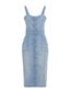 Suknelė džinsinė Guess Puma DRESS DENIM W2GK32D4K94 PLLG 45467 цена и информация | Sijonai | pigu.lt