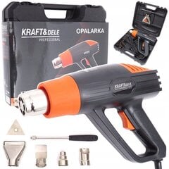 Karšto oro pistoletas Kraft&Dele 2000 W 600 ° C kaina ir informacija | Orapūtės | pigu.lt