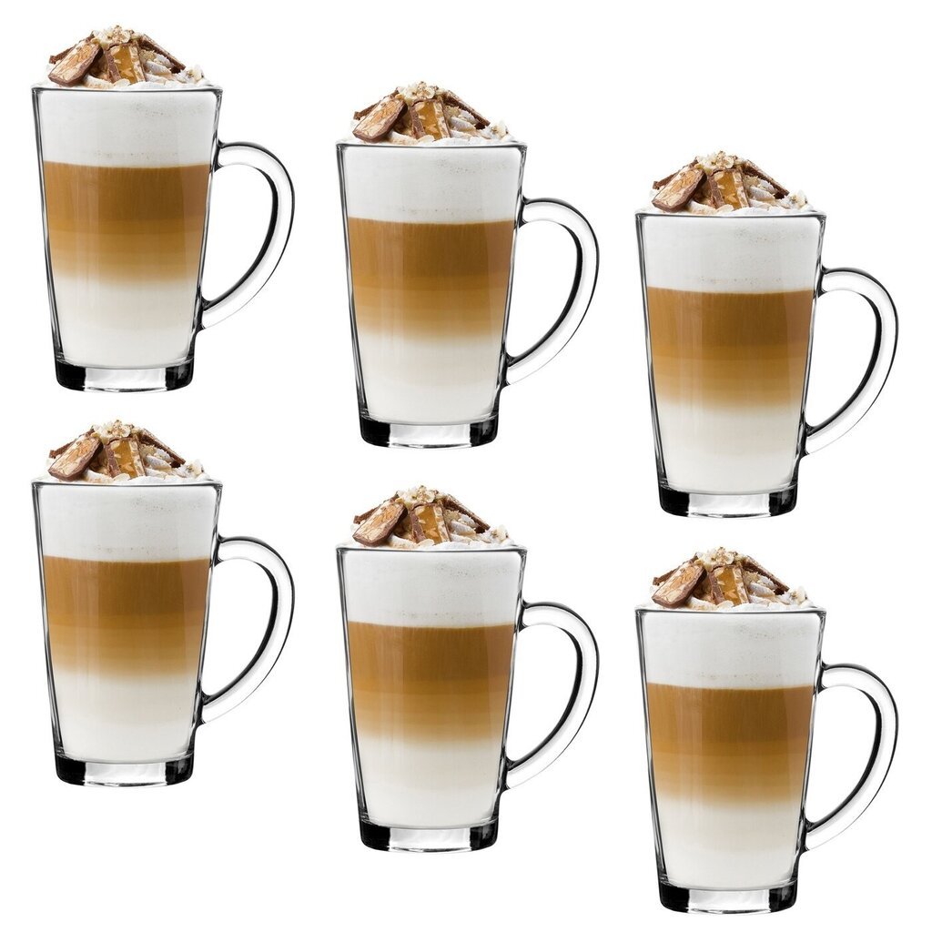Latte kavos puodeliai Tadar, 320 ml 6 vnt цена и информация | Taurės, puodeliai, ąsočiai | pigu.lt