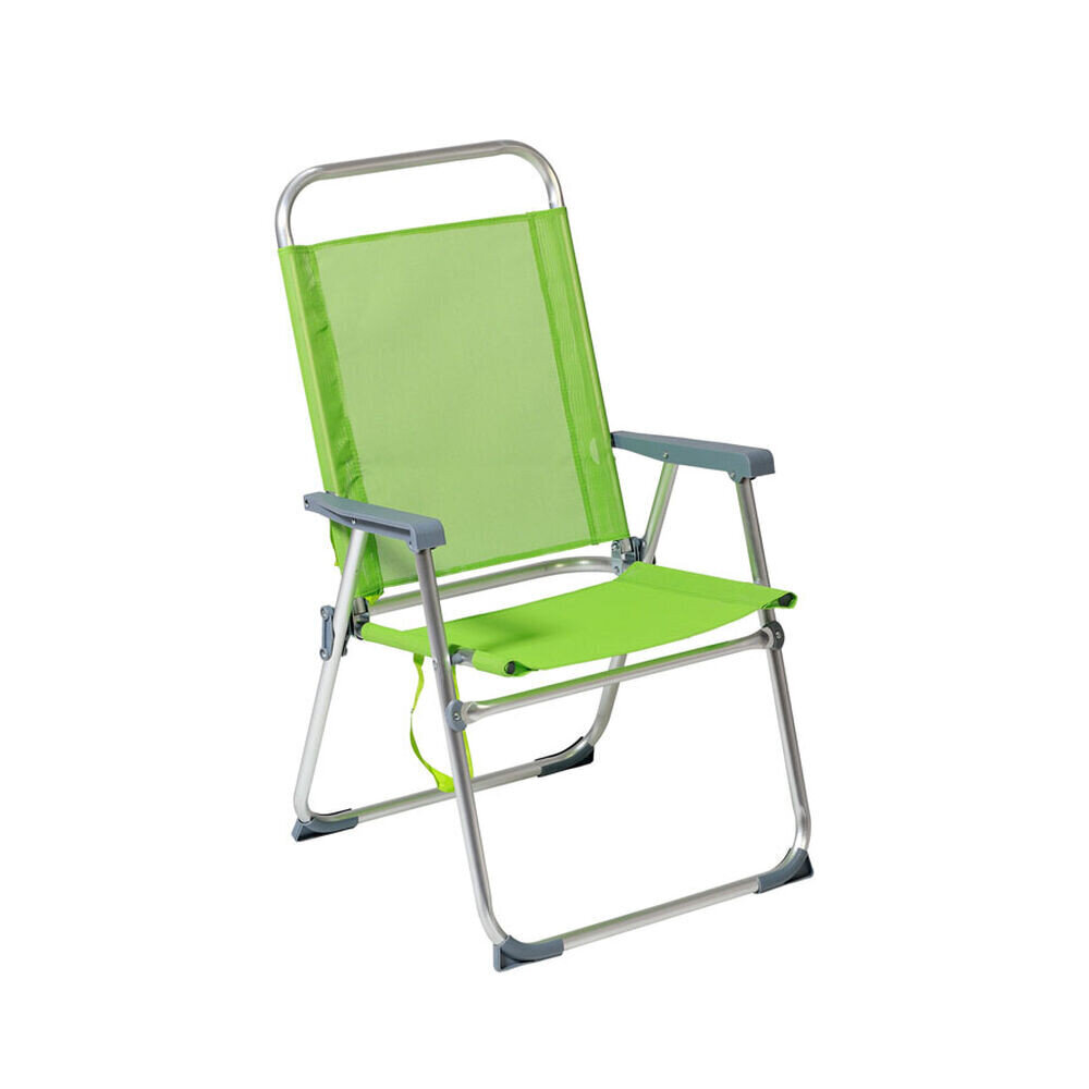 Paplūdimio kėdė, 52x56x92 cm, žalia цена и информация | Turistiniai baldai | pigu.lt