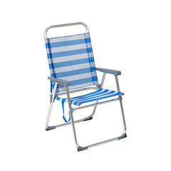 Paplūdimio kėdė, 52x56x92 cm, mėlyna kaina ir informacija | Turistiniai baldai | pigu.lt