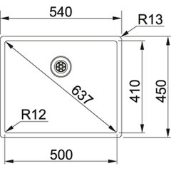 Мойка из нержавеющей стали Franke Box, BXX 210/110-50, эксцентриковый клапан цена и информация | Раковины на кухню | pigu.lt