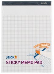 Bloknotas Stick´N, 254x178 mm, langeliais, 50 lipnių lapų цена и информация | Тетради и бумажные товары | pigu.lt