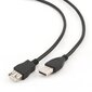 Gembird CCP-USB2-AMAF-6, USB2 AM-AF, 1.8m kaina ir informacija | Kabeliai ir laidai | pigu.lt