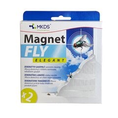 Magnet FLY elegant lipnus musgaudis, 2 vnt kaina ir informacija | Vabzdžių naikinimas | pigu.lt
