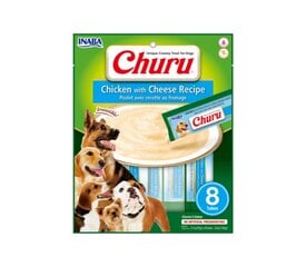Churu лакомство для собак с курицей и сыром 160г цена и информация | Лакомства для собак | pigu.lt