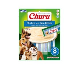 Churu лакомство для собак с курицей и тунцом 160г цена и информация | Лакомства для собак | pigu.lt