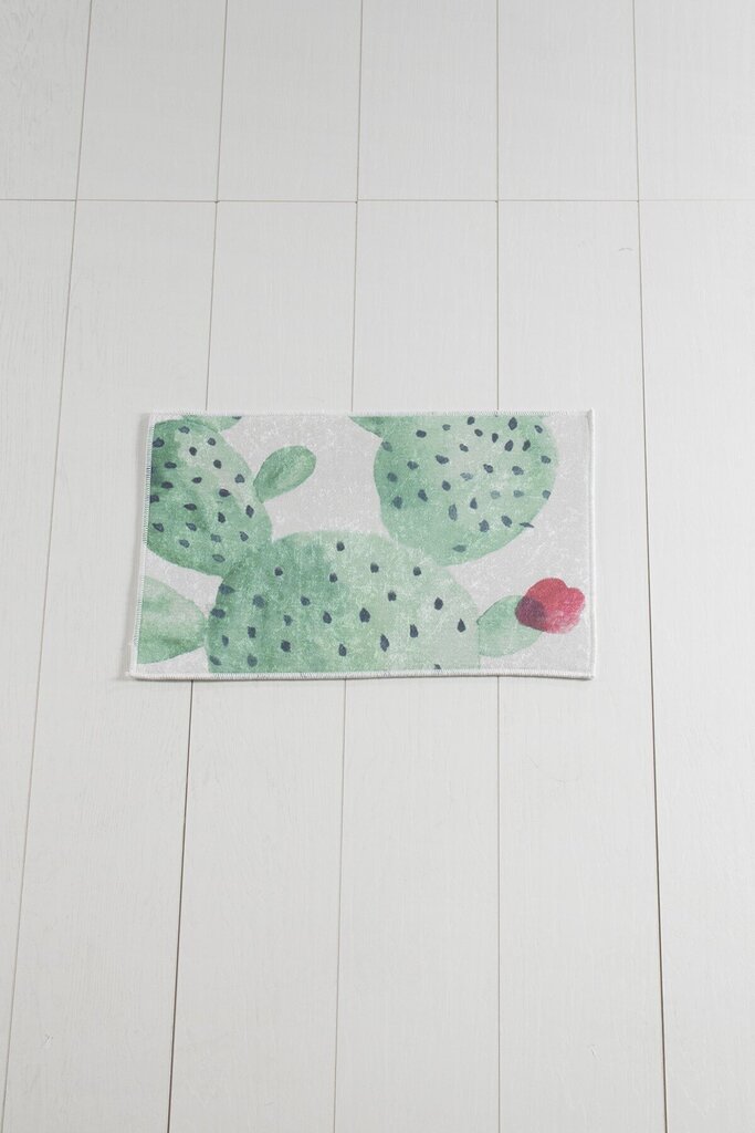 Asir vonios kilimėlis Green DJT, 40x60 cm kaina ir informacija | Vonios kambario aksesuarai | pigu.lt