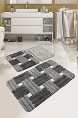 Набор ковриков для ванной Piazza, 3 шт. цена и информация | Набор акскссуаров для ванной | pigu.lt