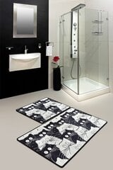 Комплект ковриков для ванной комнаты, 2 шт. цена и информация | Аксессуары для ванной комнаты | pigu.lt