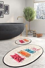 Комплект ковриков для ванной комнаты, 2 шт. цена и информация | Набор акскссуаров для ванной | pigu.lt