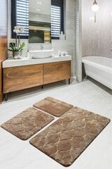 Набор ковриков для ванной Infinity, 3 шт. цена и информация | Аксессуары для ванной комнаты | pigu.lt