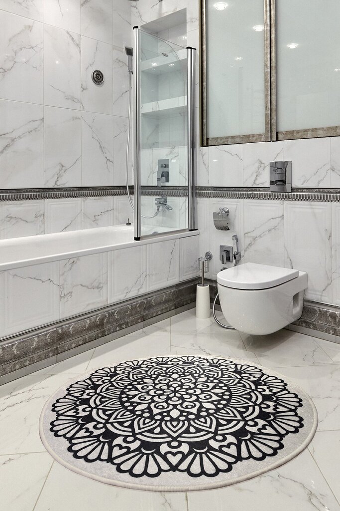 Asir vonios kilimėlis Kozzy, 100 cm цена и информация | Vonios kambario aksesuarai | pigu.lt
