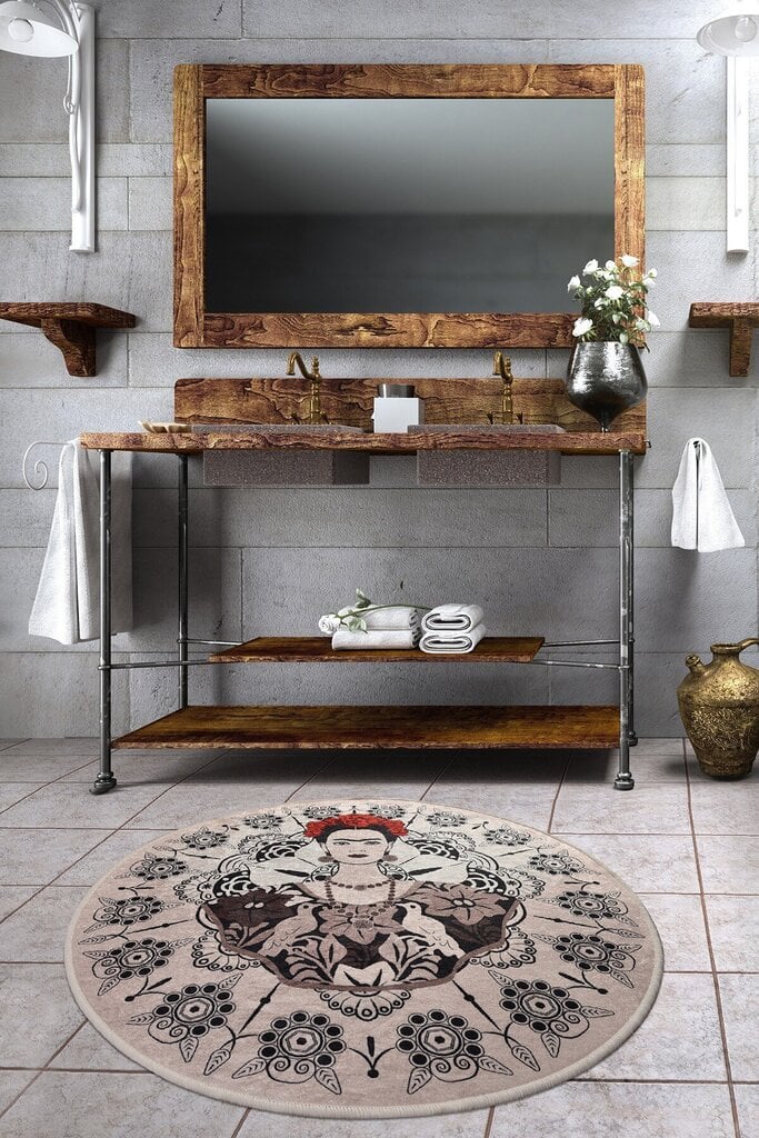 Asir vonios kilimėlis Frida, 100 cm цена и информация | Vonios kambario aksesuarai | pigu.lt