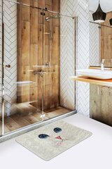 Asir vonios kilimėlis Blue Eyes, 40x60 cm kaina ir informacija | Vonios kambario aksesuarai | pigu.lt